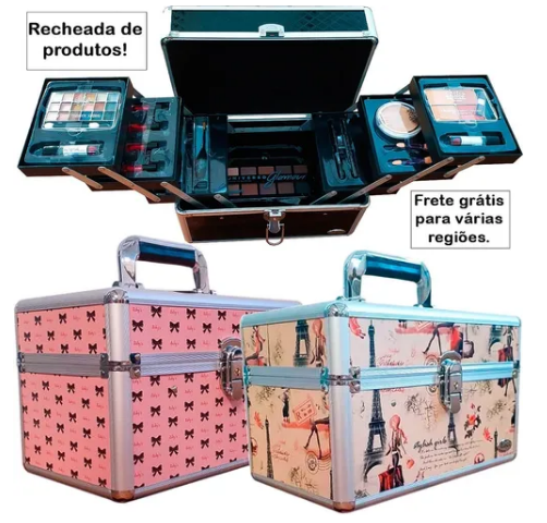 Maleta Maquiagem Profissional Ruby’s Completa Promoção