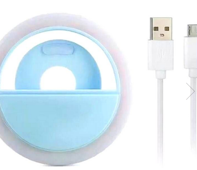 Selfie Ring Light para Smartphone DC/B3A – Azul